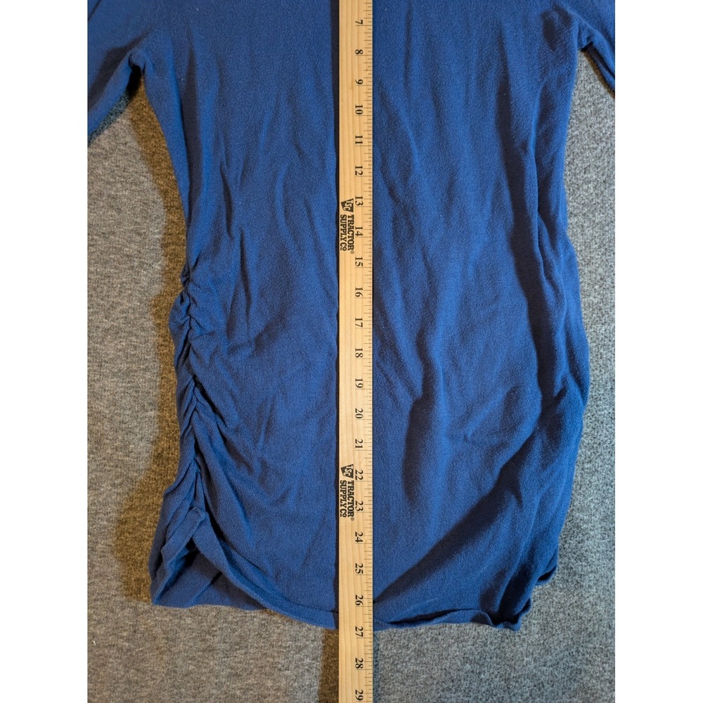 Motherhood Maternity Women's Royal Blue Lightweight Scoop Neck Sweater Small - Picture 3 of 9